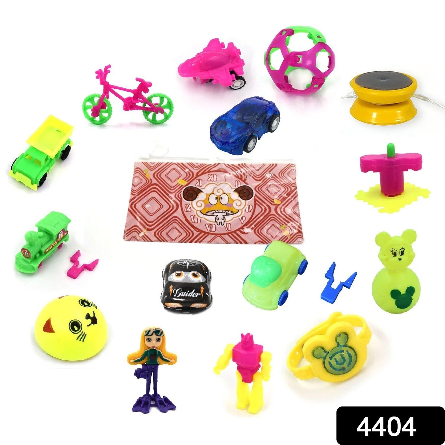 4404 TOYS FOR KIDS FRICTION POWERED TOY FOR BABY PUSH & GO TOYS COMBO SET FOR BOYS & GIRLS ( PACK OF 16)