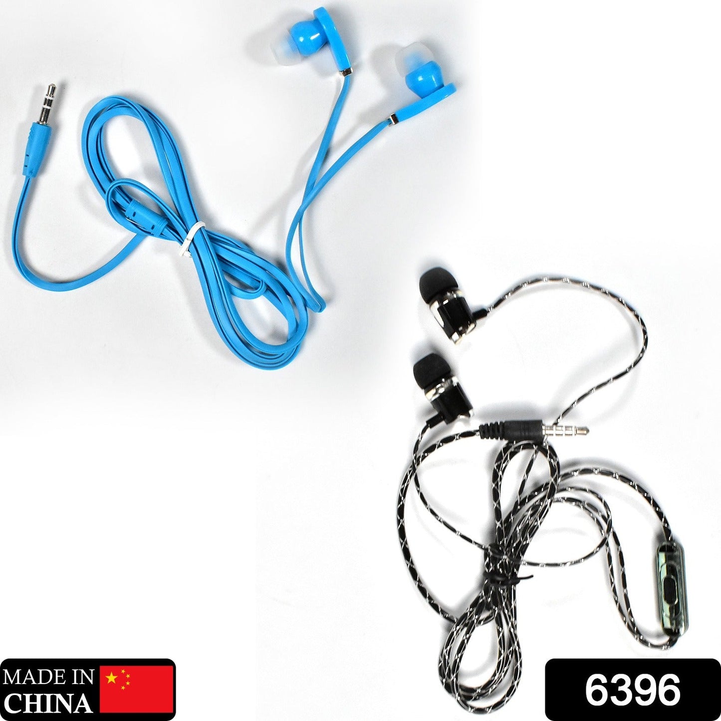 6396 EARPHONE ISOLATING STEREO HEADPHONES WITH HANDS-FREE CONTROL EARPHONE ( 1PC ) 