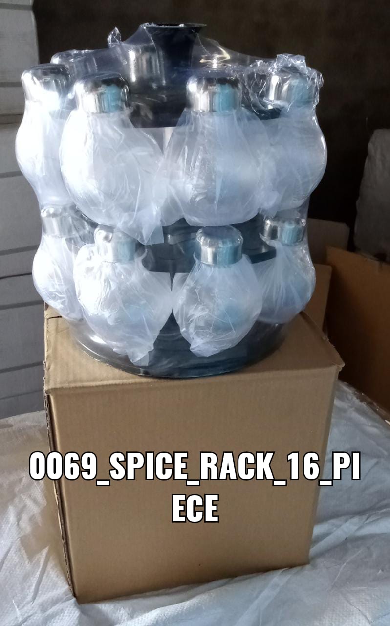 Spice rack set with rotating feature