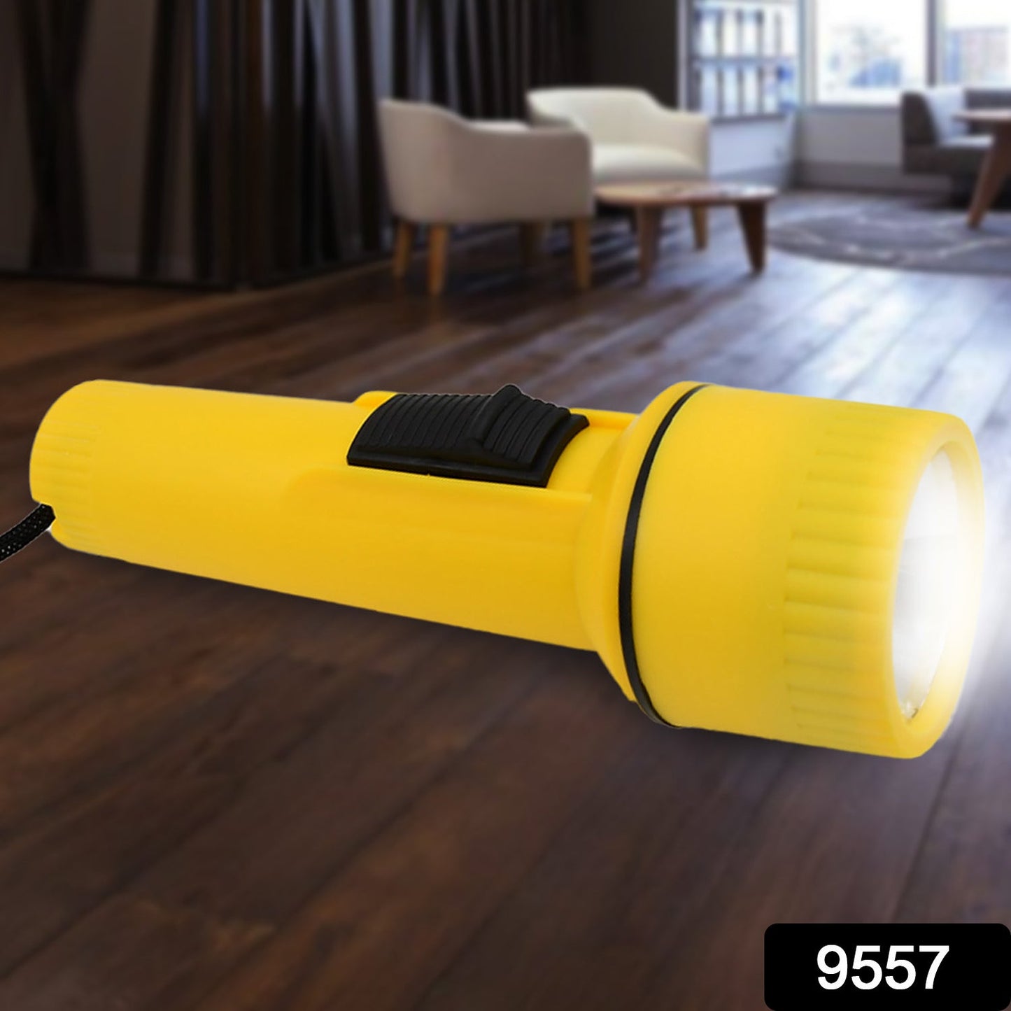 Big LED Flashlights / Torch Light, Battery operated (1 Pc / Battery not included)