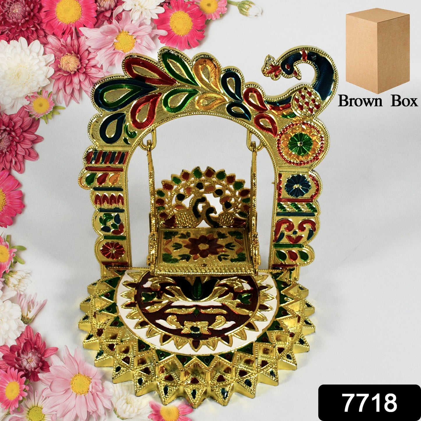 7718 Bal Gopal Zula Home Decorative Swing Bal Gopal Zula Premium Look Decorative Zula Suitable For Home , Office , Restaurant