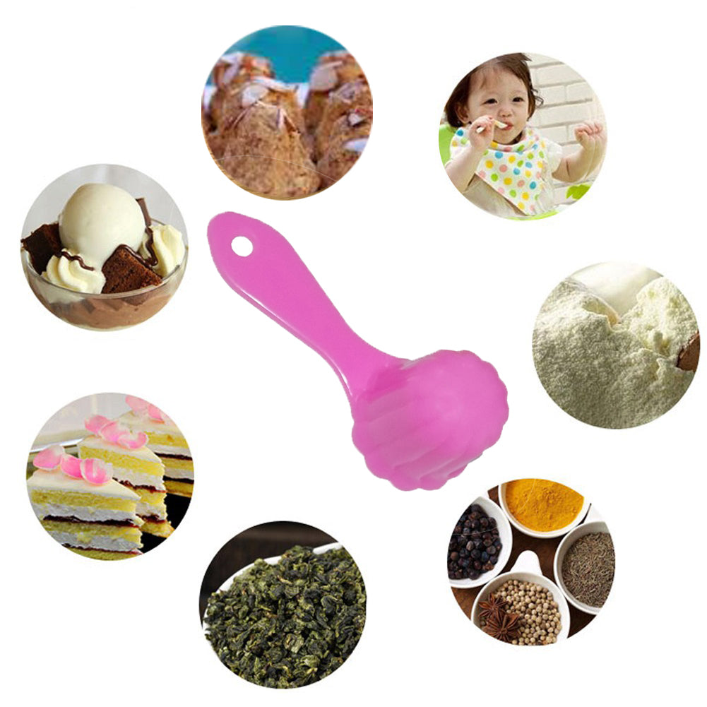 1067 Plastic Sweets Ladoo Mould Measuring Spoon 